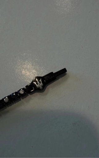 Bracciale Tennis Uomo Maserati Nero