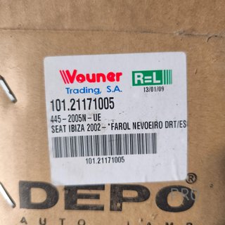 FARO ANTINIEBLAS SEAT IBIZA NUEVO 10121171005