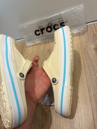 Crocs Bayaband Clog Beige/Azul Talla 43-44