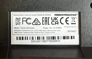 Volante Thrustmaster Ferrari 458 Spider