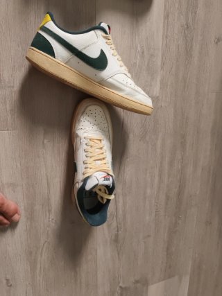 Zapatillas Nike Air Force 1 Beige y Verde