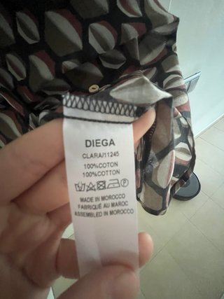 Blusa Diega Estampada Talla L