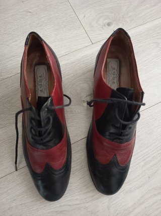 Zapatos de baile hombre tacón cubano