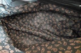 Pochette/borsa vintage in camoscio nero