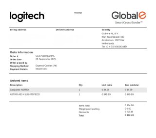 Auriculares Logitech G Astro A50 X
