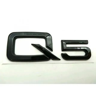 EMBLEMA LOGO LATERAL O TRASERO AUDI Q5 NEGRO