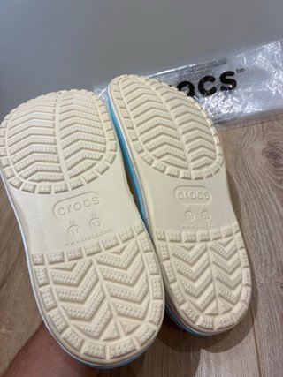 Crocs Bayaband Clog Talla 45-46 Beige/Azul