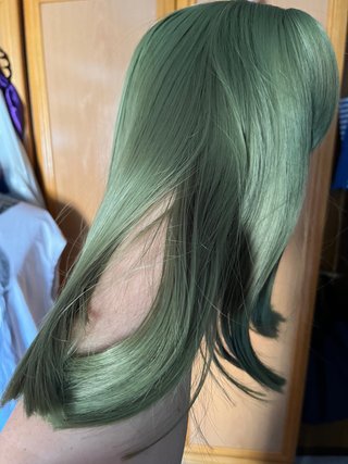 Peluca Verde Shein