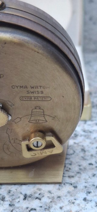 Despertador Suíço Cyma Amic Sonomatic V8 8 dias