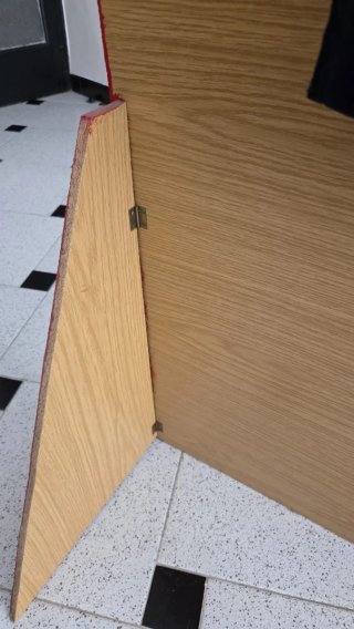 Teatrillo de guiñol de madera plegable