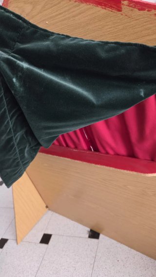 Teatrillo de guiñol de madera plegable