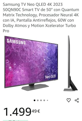 Samsung Neo QLED 4K 50QN90C Smart TV