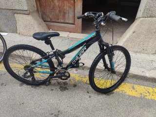 Bicicleta adolescente Coluer negra