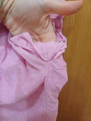 Camisa lino Springfield rosa Talla XS-S