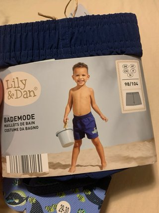 Infradito bambino + costume Nuovo 4 anni