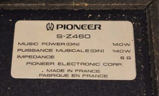 Cadena de música Pioneer