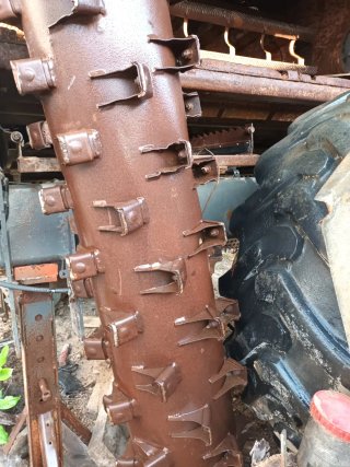 Rotor de puas para arroz