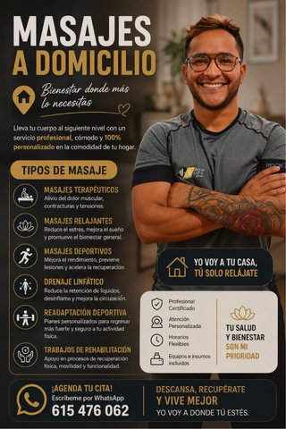 Masajista profesional a domicilio en Madrid