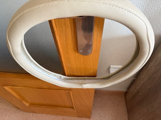 Funda Volante 38 cm Beige Perforada