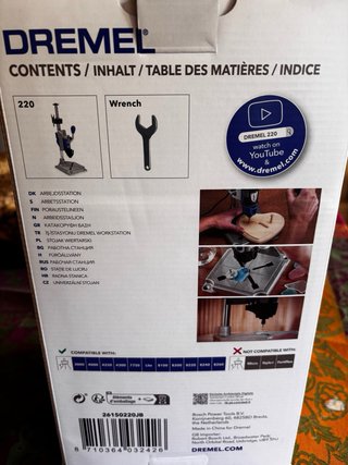 Dremel Workstation, Puesto de trabajo 220 NUEVO