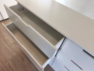 Cómoda NORDLI  8 cajones blanca