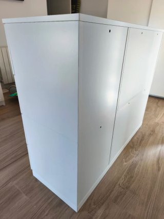 Cómoda NORDLI  8 cajones blanca
