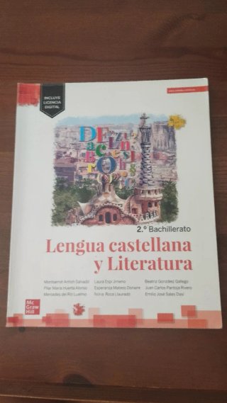 Lengua castellana y Literatura 2.º Bachillerato