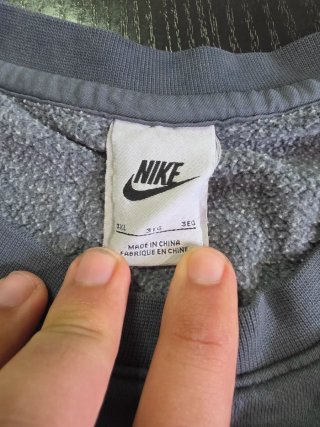 Sudadera Nike Vintage Gris Talla XXXL