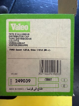 Calotta Spinterogeno Valeo 249039 CB607