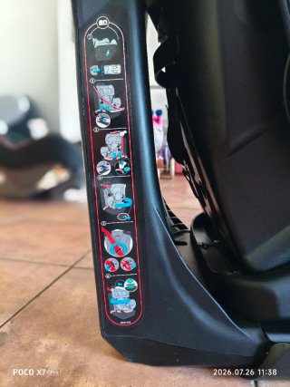 Silla coche Giratoria 9-18 kg (no ISOFIX)