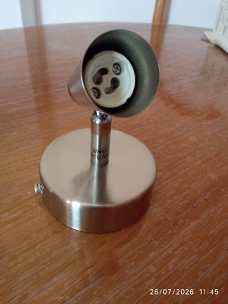 Lámpara LED MONTANA Plata Sin bombilla