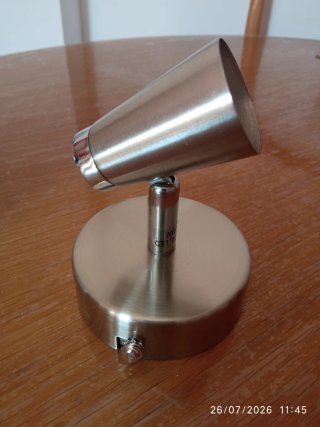 Lámpara LED MONTANA Plata Sin bombilla