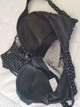 Bañador Rosa Faia Talla L Lunares