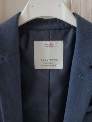 Chaqueta Zara niño azul talla M