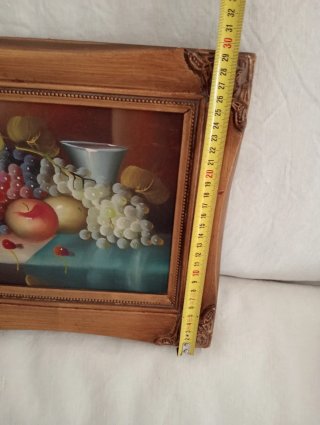 Coppia quadri olio su tela vintage