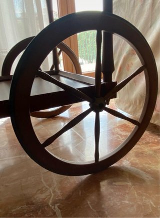 Carrello porta bibite vintage in legno