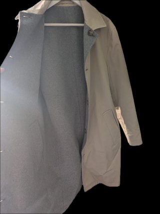 Gabardina Reversible Beige / Gris