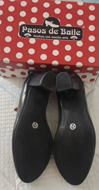 Zapatos de baile flamenco niña talla 31