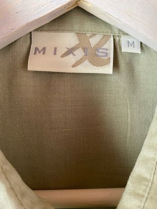Camicia Mixis verde salvia con tasche