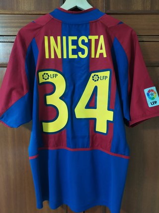 Camiseta Debut Iniesta Barcelona