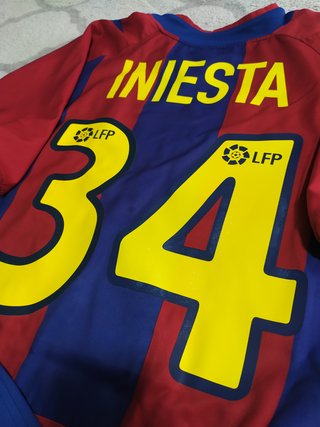 Camiseta Debut Iniesta Barcelona