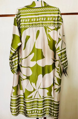 Vestido camisero estampado floral