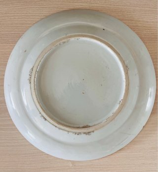 Pareja Platos Porcelana China Cantón