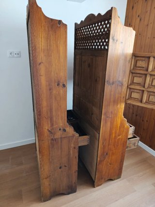 Par Chineros Rústicos Madera Maciza