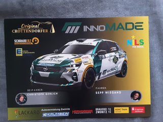 Tarjeta Promoción Opel Corsa Rally4 Wiegand