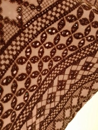 Pantalón Zara Rosa Marrón Talla XS