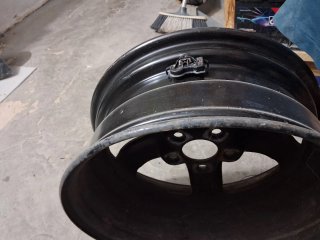 2 Llantas Renault X16 Chapa con Válvulas