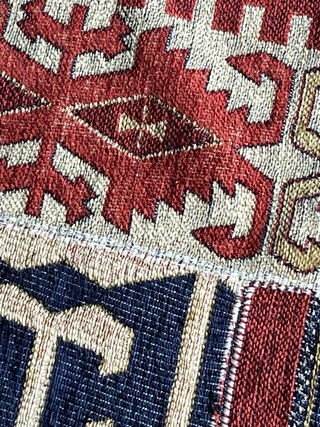 Tappeto Kilim in Cotone Patchwork 170x 69