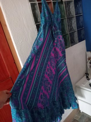 Vestito lungo Made in India taglia unica