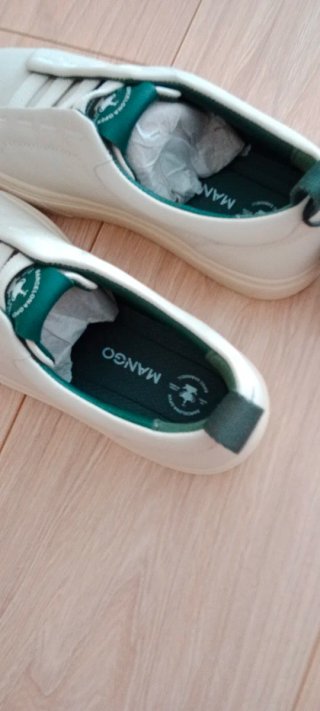 Zapatillas Mujer Blancas y Verdes